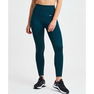 AYBL Balance V2 Seamless High Waist Compression Leggings & Bra Set Blue Size S